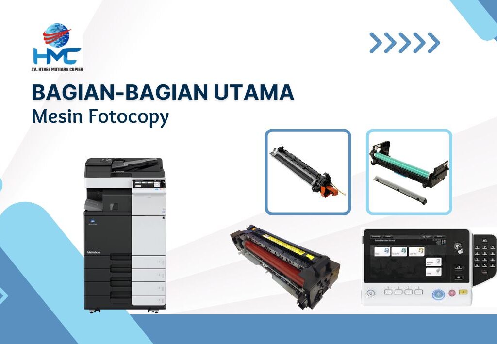 Bagian-Bagian Utama mesin fotocopy