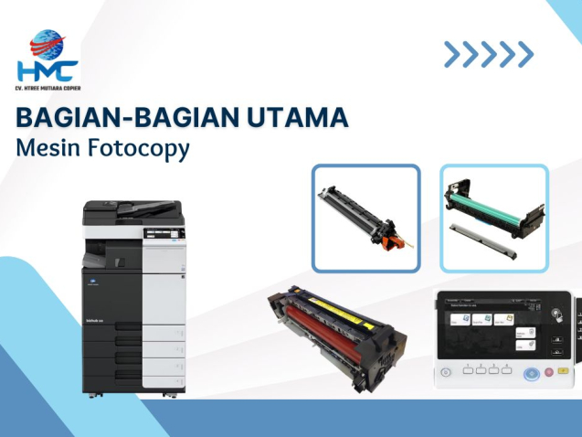 Bagian-Bagian Utama mesin fotocopy