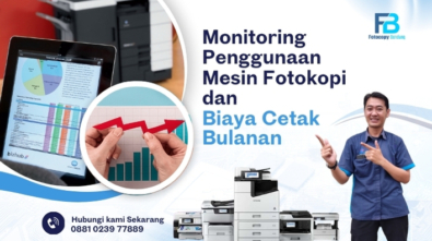 Monitoring Penggunaan dan Biaya Cetak Bulanan