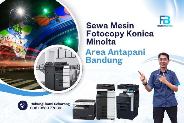 Sewa Mesin Fotocopy Konica Minolta Area Antapani Bandung