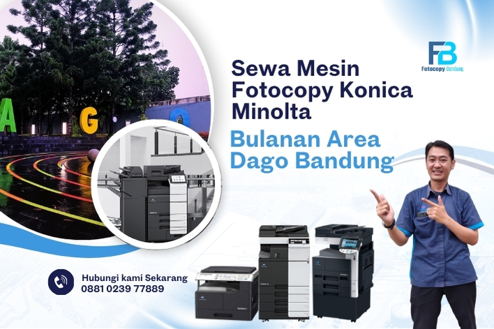 Sewa Mesin Fotocopy Konica Minolta Bulanan Area Dago Bandung