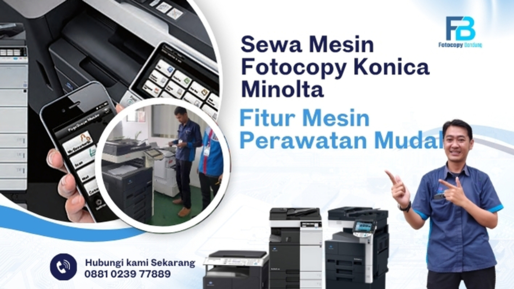 Sewa Mesin Fotocopy Konica Minolta Fitur Mesin Perawatan Mudah