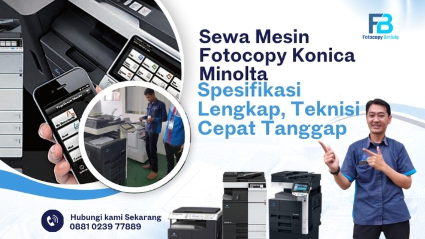 Sewa Mesin Fotocopy Konica Minolta Spesifikasi Lengkap, Teknisi Cepat Tanggap
