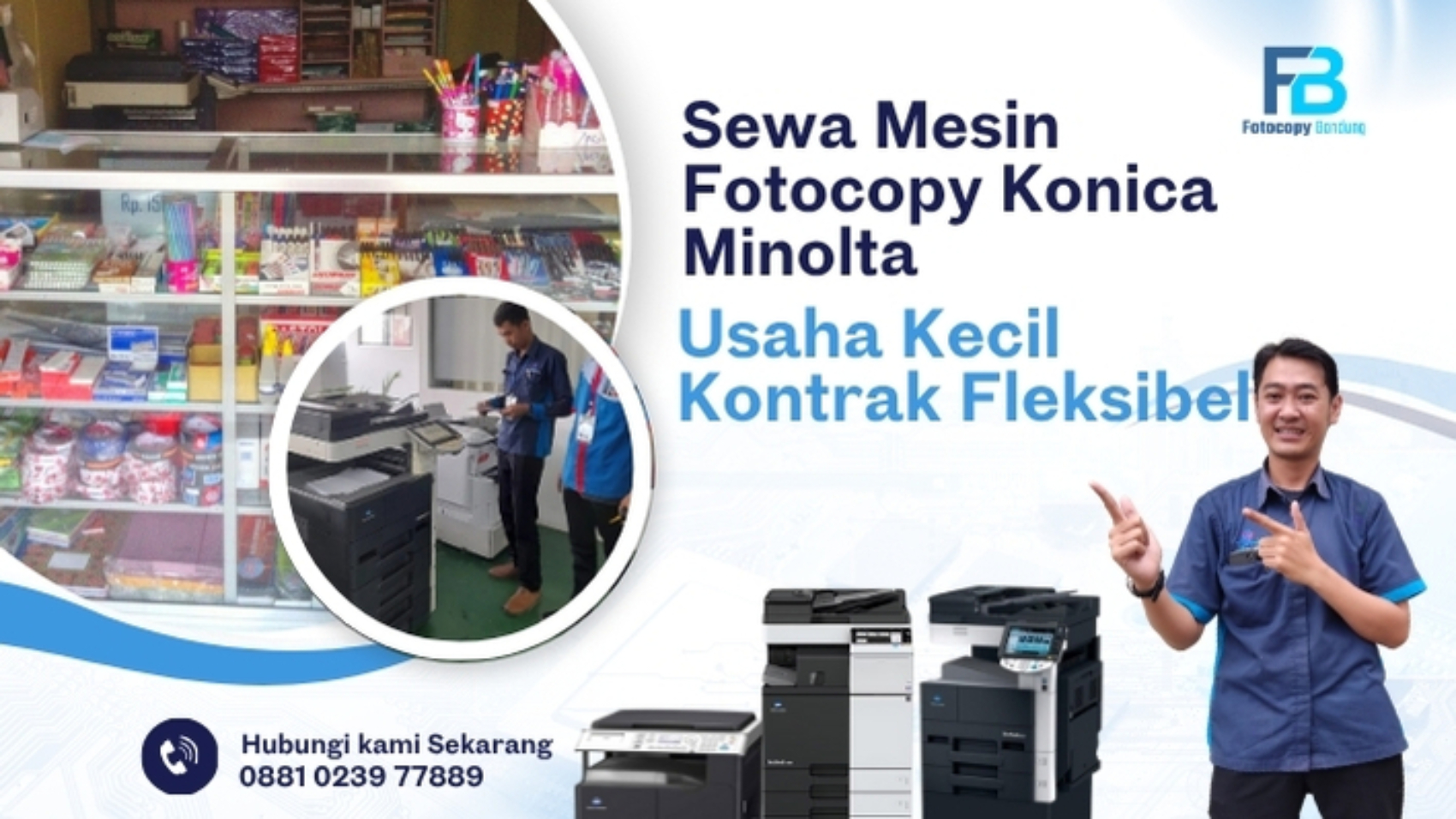 Sewa Mesin Fotocopy Konica Minolta Usaha Kecil Kontrak Fleksibel