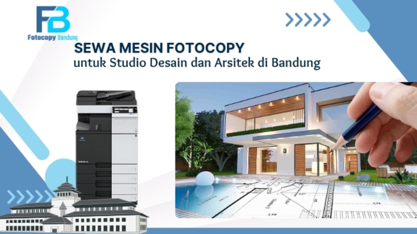 Sewa Mesin Fotocopyk Studio Desain dan Arsitek di Bandung