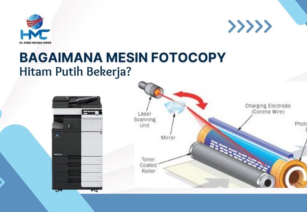 Bagaimana Mesin Fotocopy Hitam Putih Bekerja?