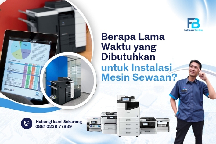 instalasi Mesin Sewaan