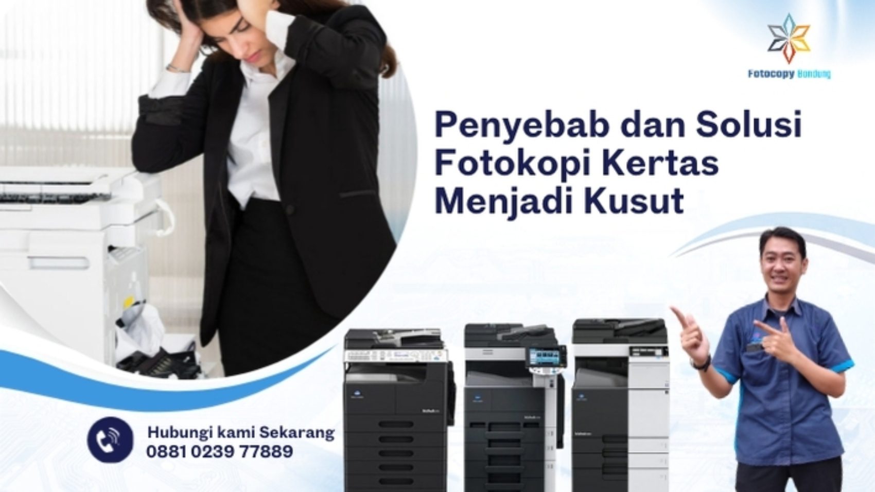 Fotokopi Kertas Menjadi Kusut