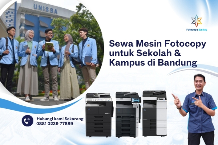 Sewa Mesin Fotocopy untuk Sekolah & Kampus di Bandung