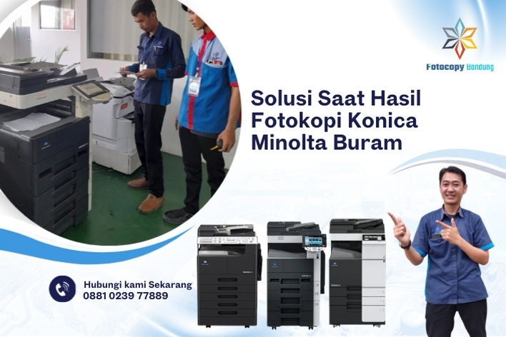 Solusi Saat Hasil Fotokopi Konica Minolta Buram