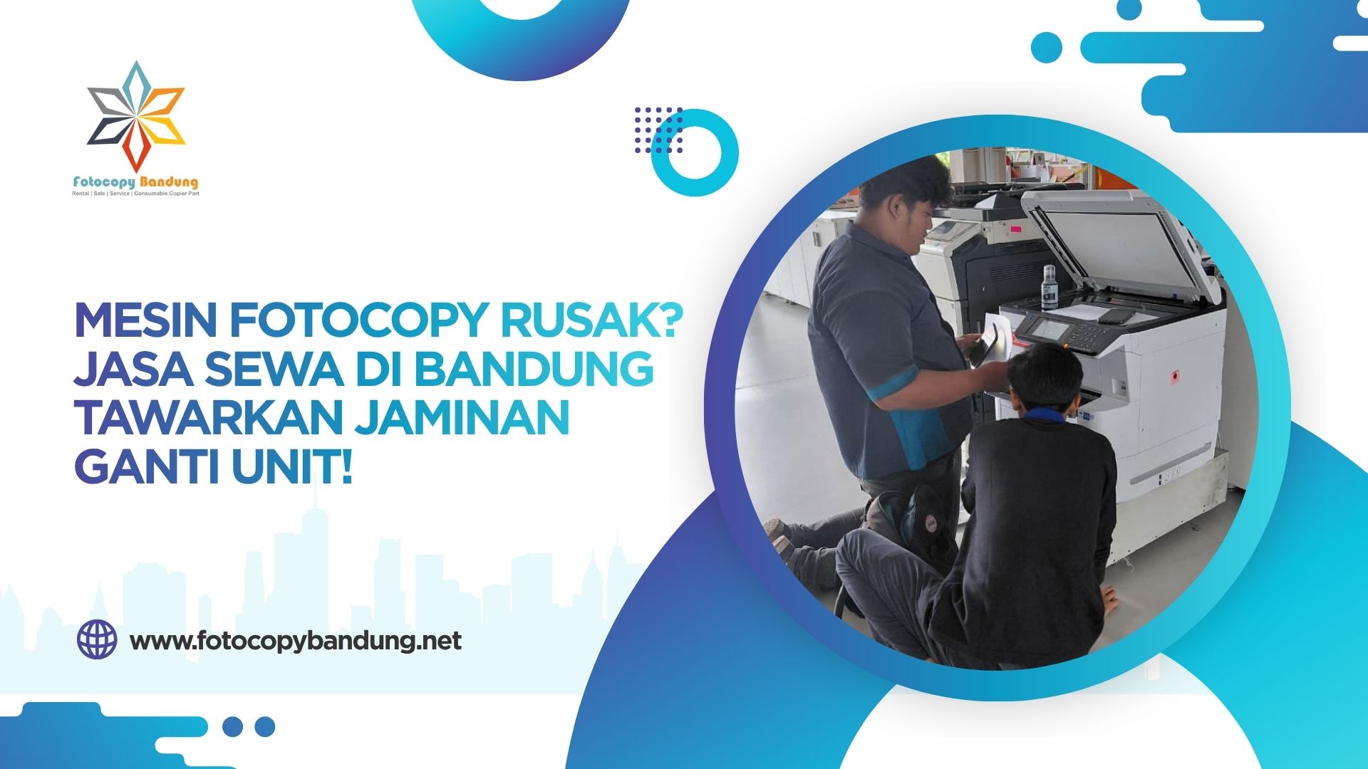 Mesin Fotocopy Rusak? Jasa Sewa di Bandung Tawarkan Jaminan Ganti Unit!