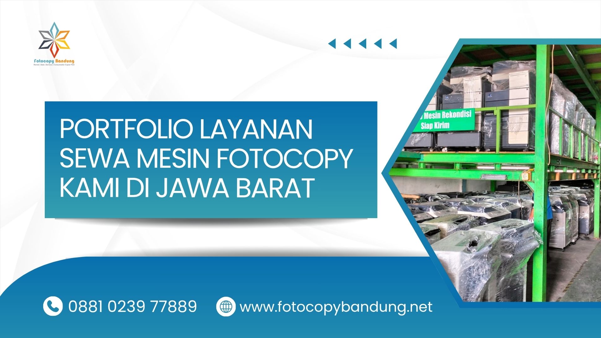 Portfolio Layanan Sewa Mesin Fotocopy Kami di Jawa Barat
