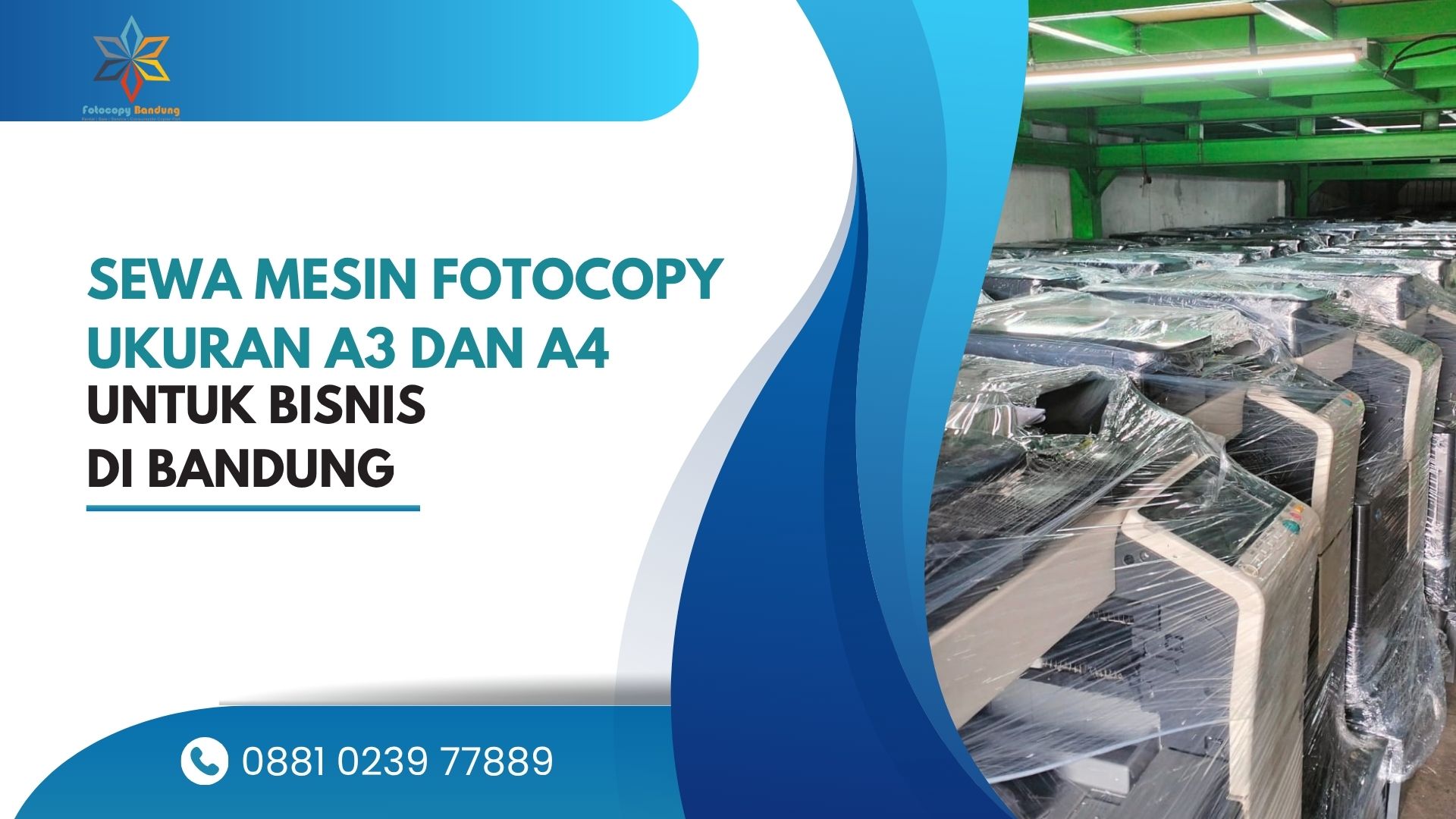 Sewa Mesin Fotocopy Ukuran A3 dan A4 untuk Bisnis di Bandung