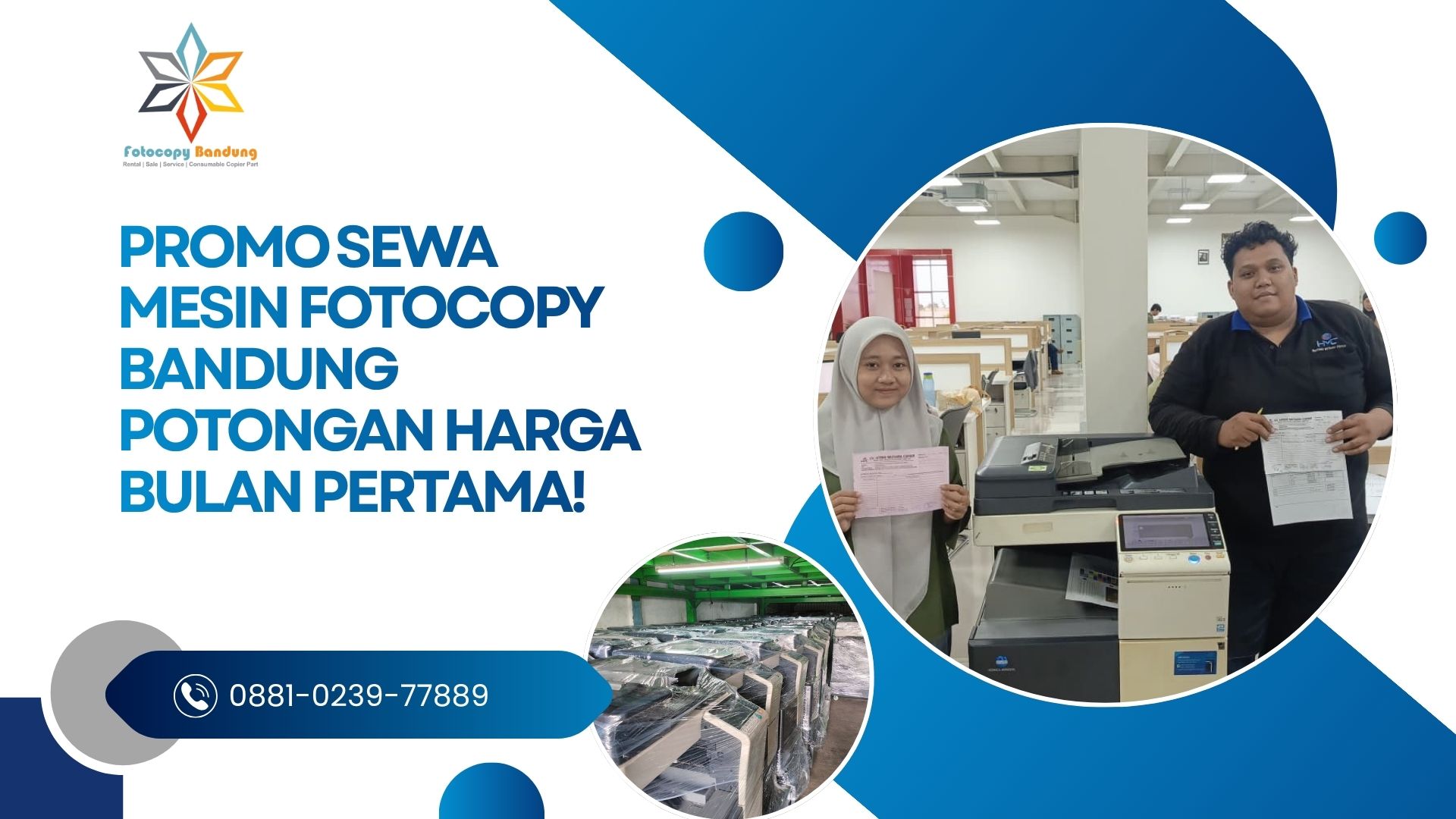 Promo Sewa Mesin Fotocopy Bandung Potongan Harga Bulan Pertama!