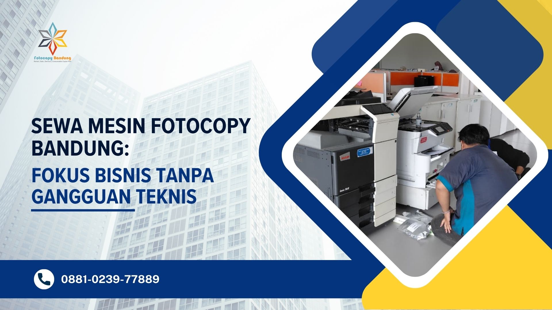 Sewa Mesin Fotocopy Bandung Fokus Bisnis Tanpa Gangguan Teknis