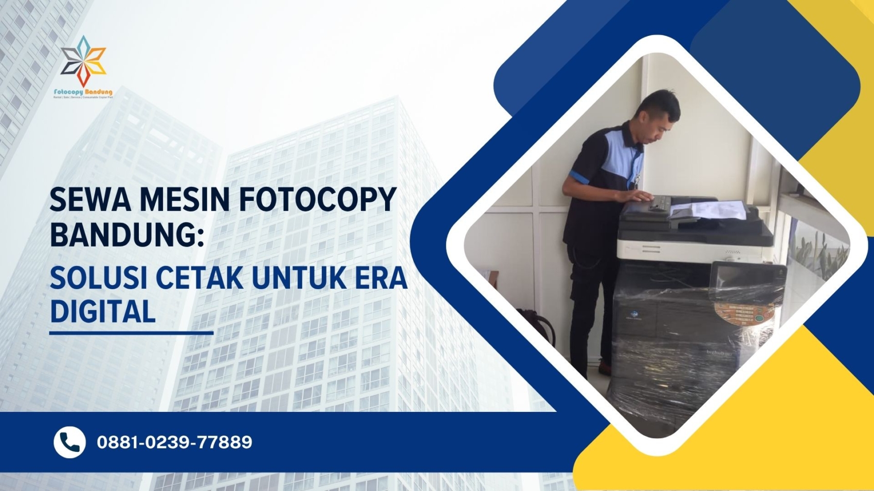 Sewa Mesin Fotocopy Bandung Solusi Cetak untuk Era Digital