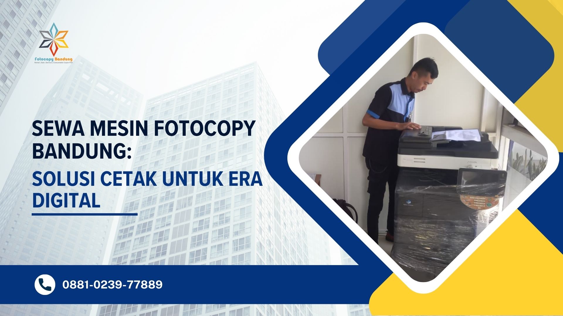 Sewa Mesin Fotocopy Bandung Solusi Cetak untuk Era Digital