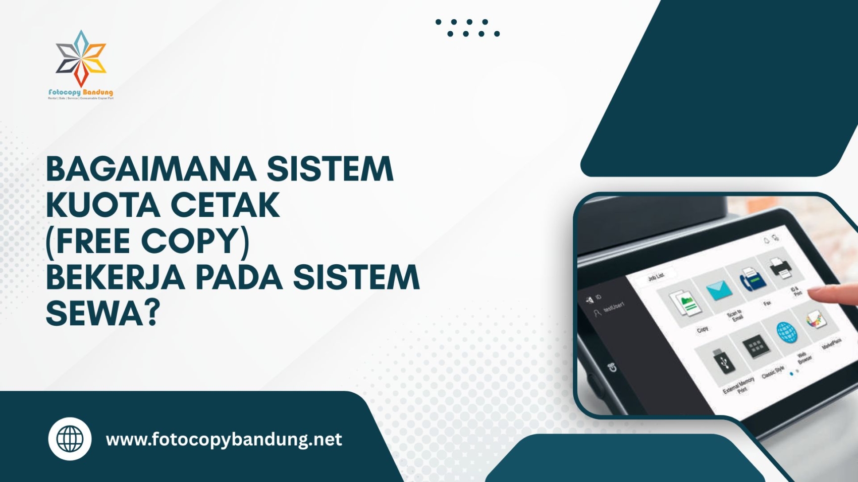 Bagaimana Sistem Kuota Cetak (Free Copy) Bekerja pada Sistem Sewa?