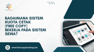 Bagaimana Sistem Kuota Cetak (Free Copy) Bekerja pada Sistem Sewa?