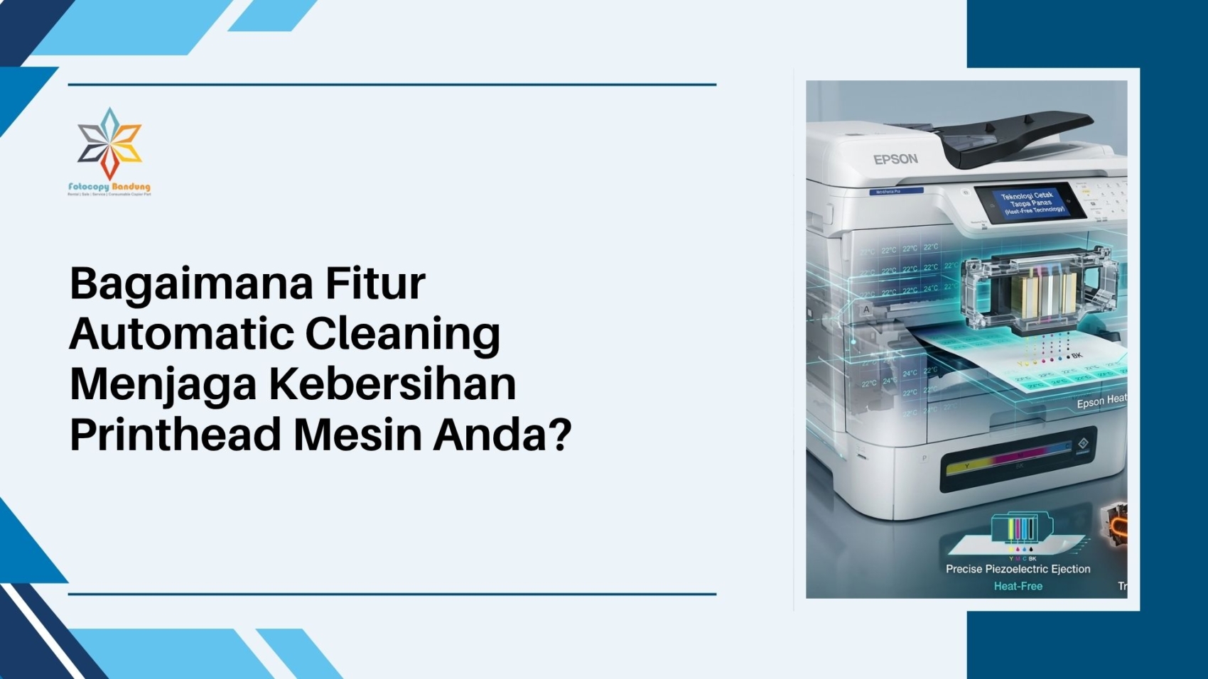 Bagaimana Fitur Automatic Cleaning Menjaga Kebersihan Printhead Mesin Anda