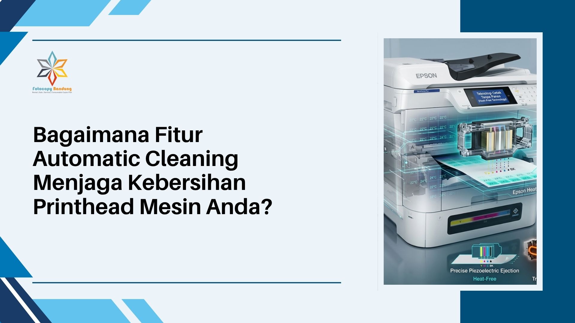 Bagaimana Fitur Automatic Cleaning Menjaga Kebersihan Printhead Mesin Anda