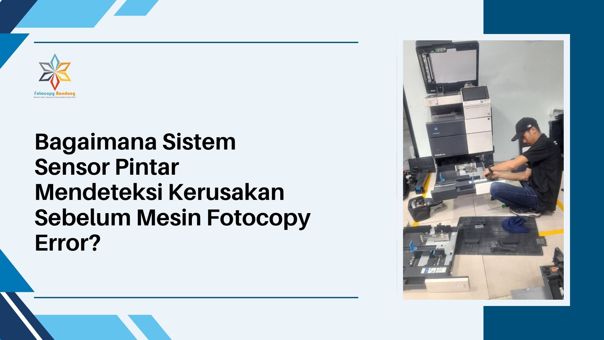 Bagaimana Sistem Sensor Pintar Mendeteksi Kerusakan Sebelum Mesin Fotocopy Error