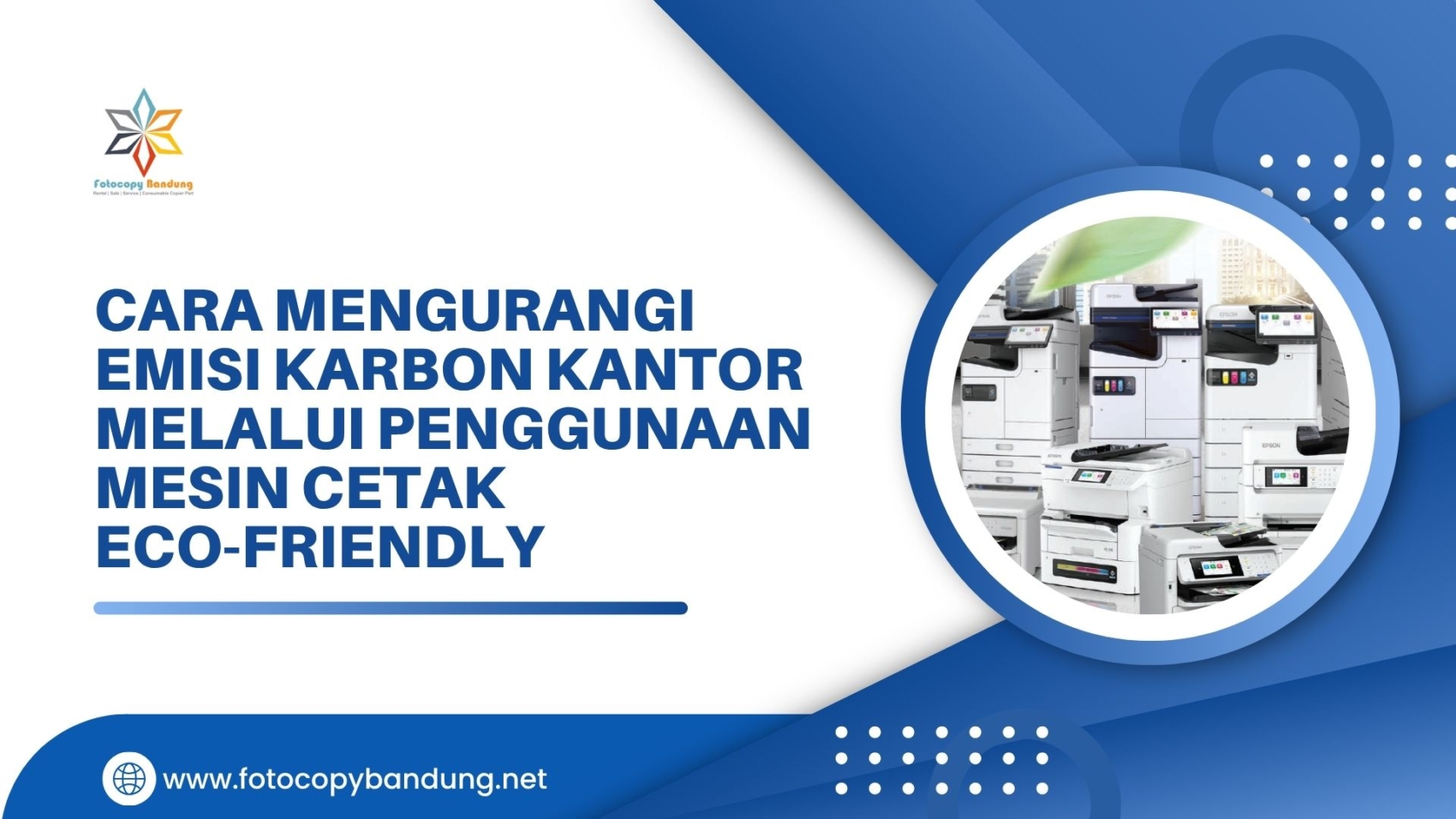 Cara Mengurangi Emisi Karbon Kantor Melalui Penggunaan Mesin Cetak Eco-Friendly