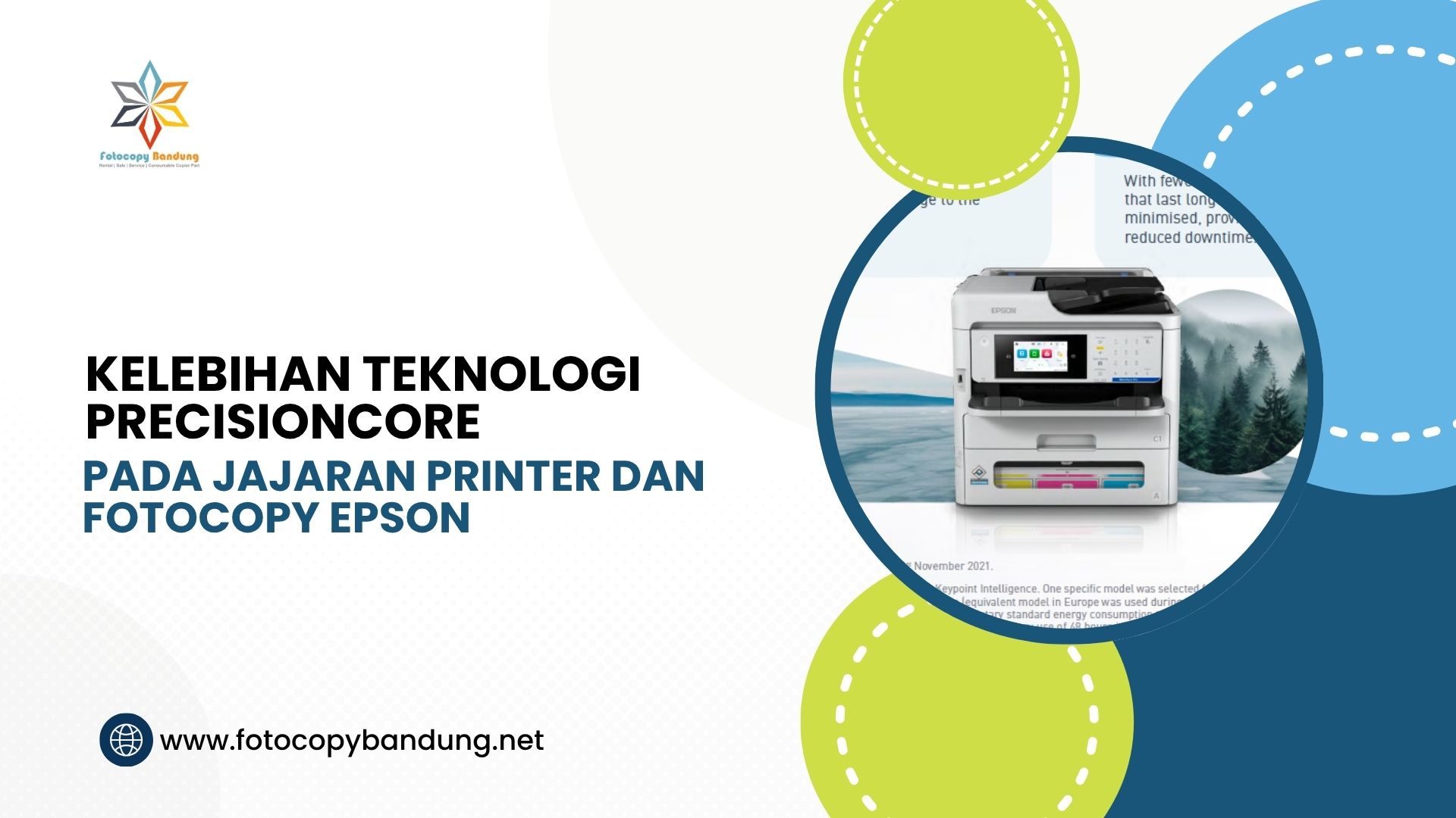 Kelebihan Teknologi PrecisionCore pada Jajaran Printer dan Fotocopy Epson