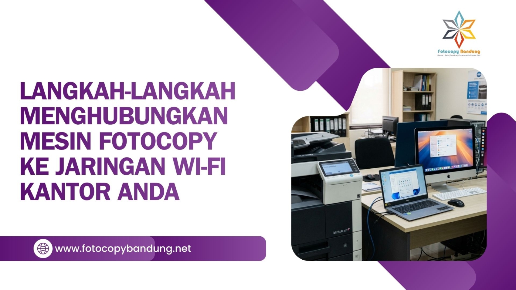 Langkah-Langkah Menghubungkan Mesin Fotocopy ke Jaringan Wi-Fi Kantor Anda